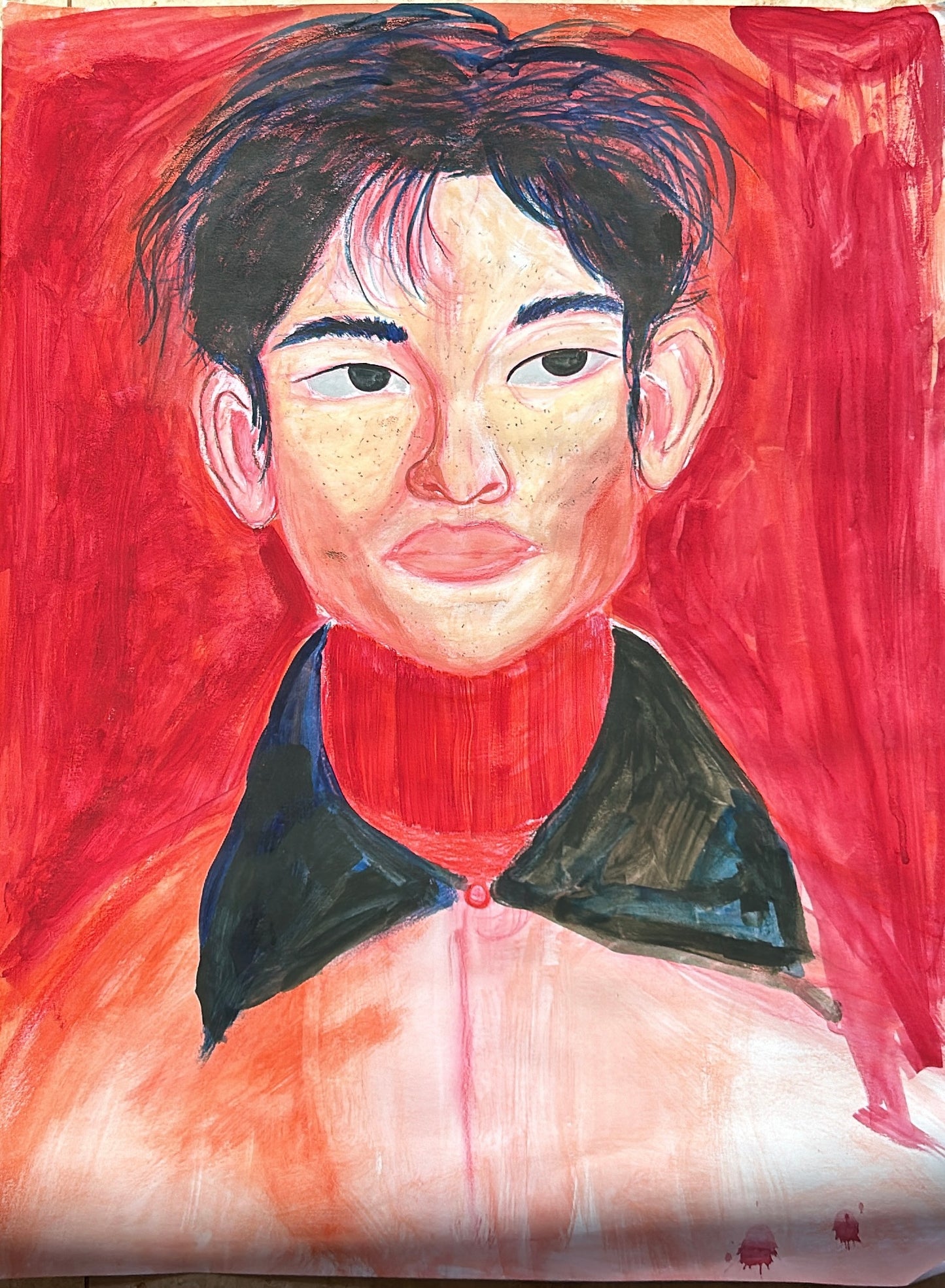 Portrait Gouache Sketch